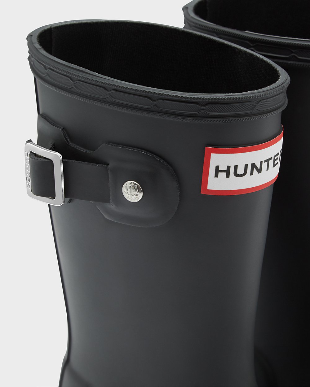 Galochas Hunter Criança Pretas - Original Little - 59PMCWUIS